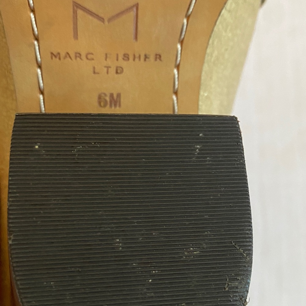 MARC FISHER  Gold Ankle Booties - Picture 7 of 7